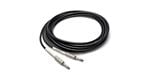 Hosa GTR225 Guitar Cable Straight 1/4 Inch to 1/4 Inch 25 Foot Front View